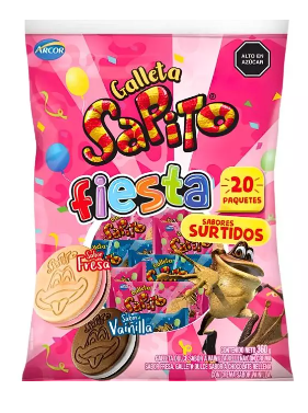 Galleta Sapito Fiesta x 20 UND